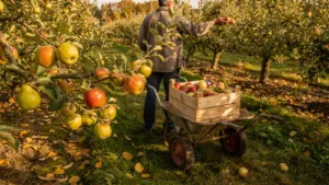 Au Mesnil-Jourdain, pommes et poires se cueillent directement au verger