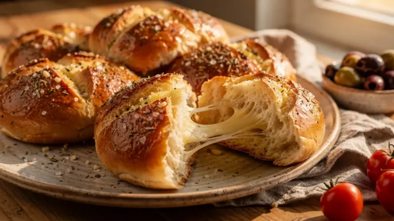 Briochettes à l’ail et au fromage filant : la recette maison pour l’apéritif Briochettes à l’ail et au fromage filant : la recette maison pour l’apéritif