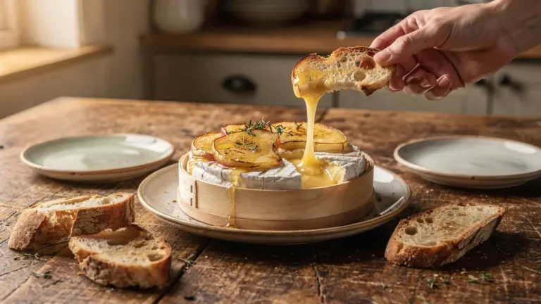 Camembert rôti au miel et à la pomme : une recette pour deux personnes