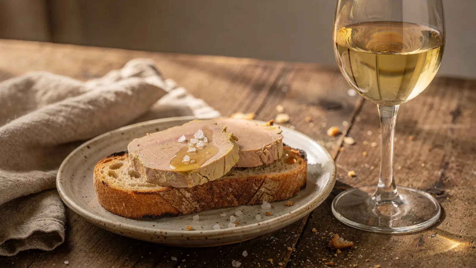 Foie gras : Kieran Ferragu conseille le Chablis ou le Sancerre pour leur acidité Foie gras : Kieran Ferragu conseille le Chablis ou le Sancerre pour leur acidité