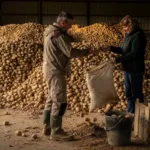 À Penin, le choix du don face à 90 tonnes de pommes de terre invendues