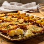 Pommes de terre au four : bain vinaigré, séchage et plaque préchauffée