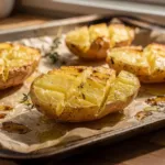 Pommes de terre en croisillons au four : une alternative à la purée et au gratin