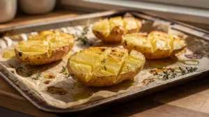 Pommes de terre en croisillons au four : une alternative à la purée et au gratin