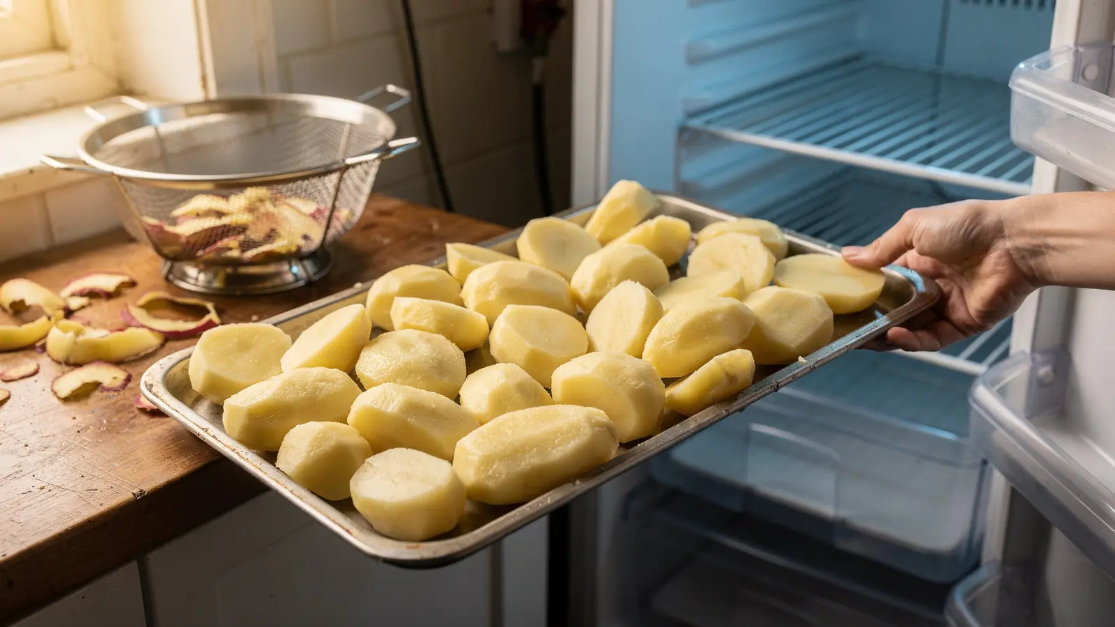 Pommes de terre : précuisez-les avant de les congeler pour les cuire ensuite au four Pommes de terre : précuisez-les avant de les congeler pour les cuire ensuite au four
