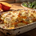 Potiflette : le potimarron remplace tout ou partie des pommes de terre de la tartiflette