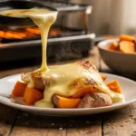 Raclette : la patate douce, une alternative aux pommes de terre avec le fromage fondu